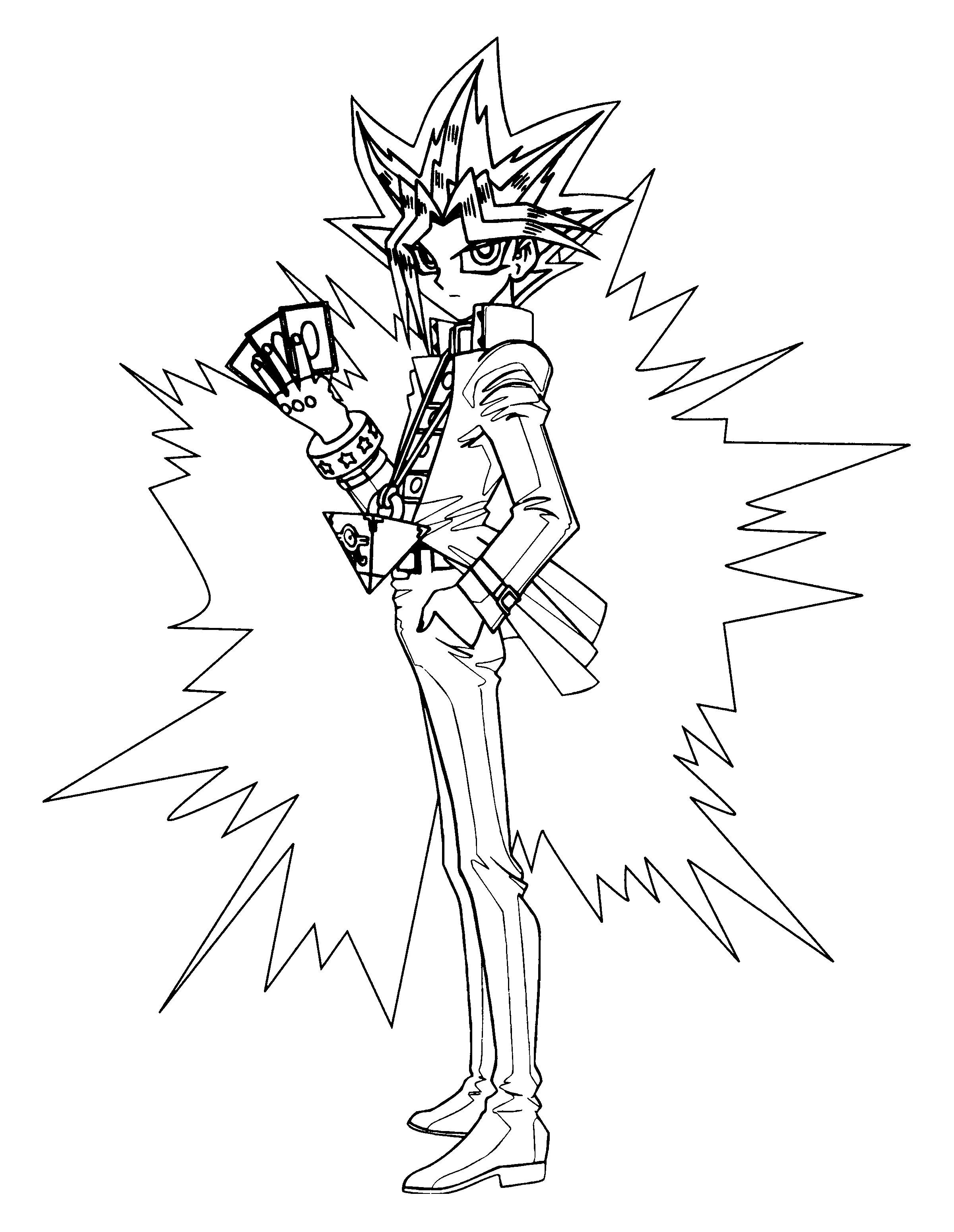 Yu gi oh coloring pages