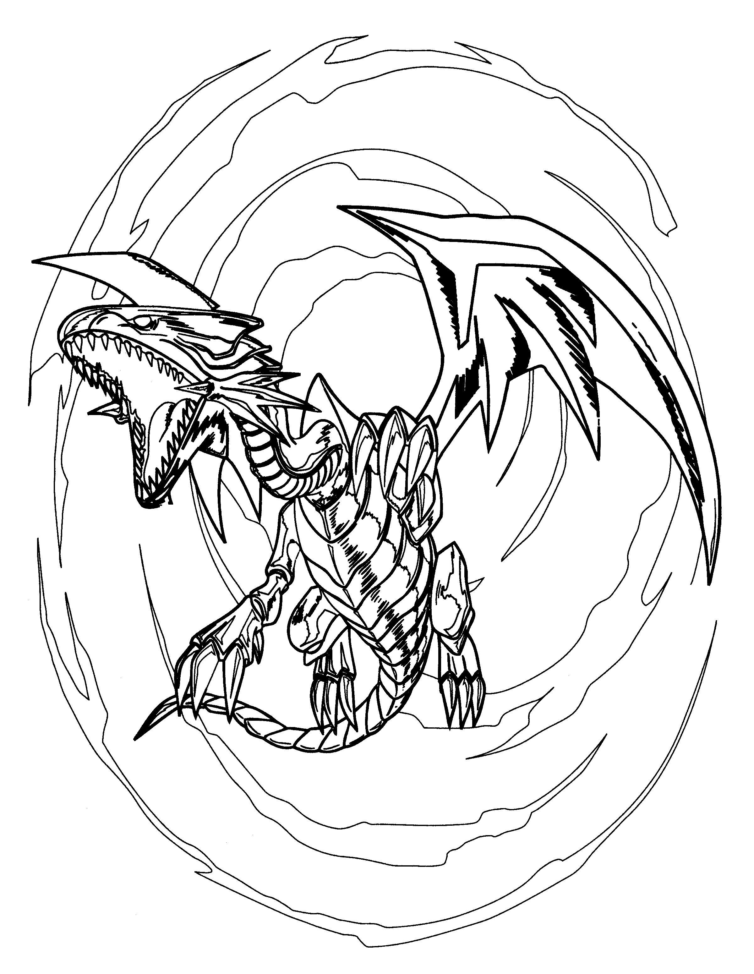 Yu gi oh coloring pages