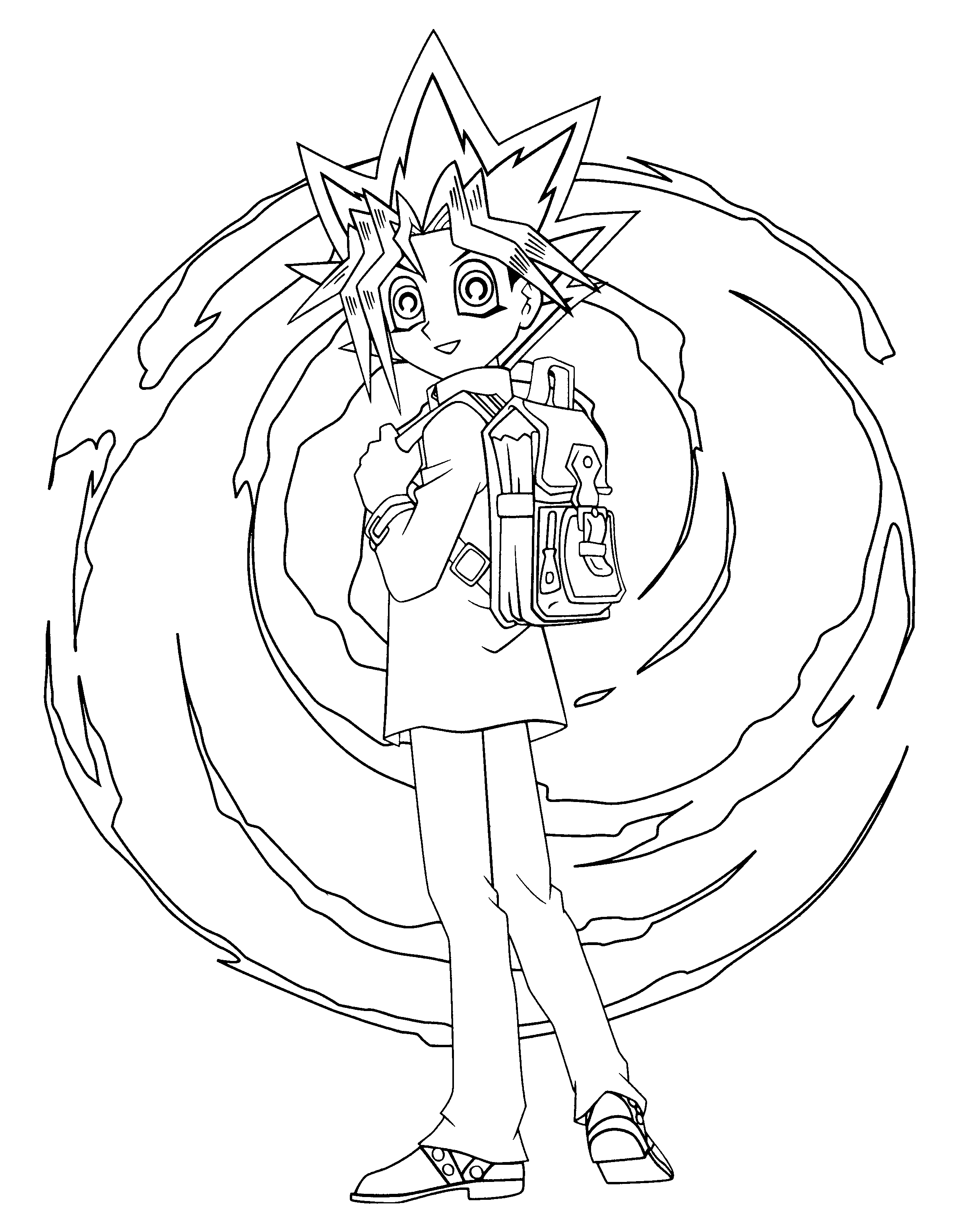 Yu gi oh coloring pages