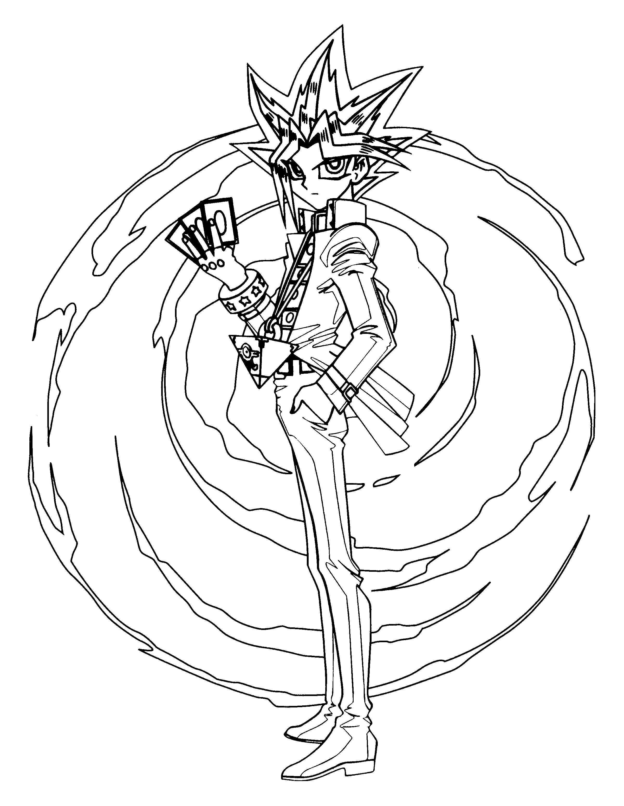 Yu gi oh coloring pages