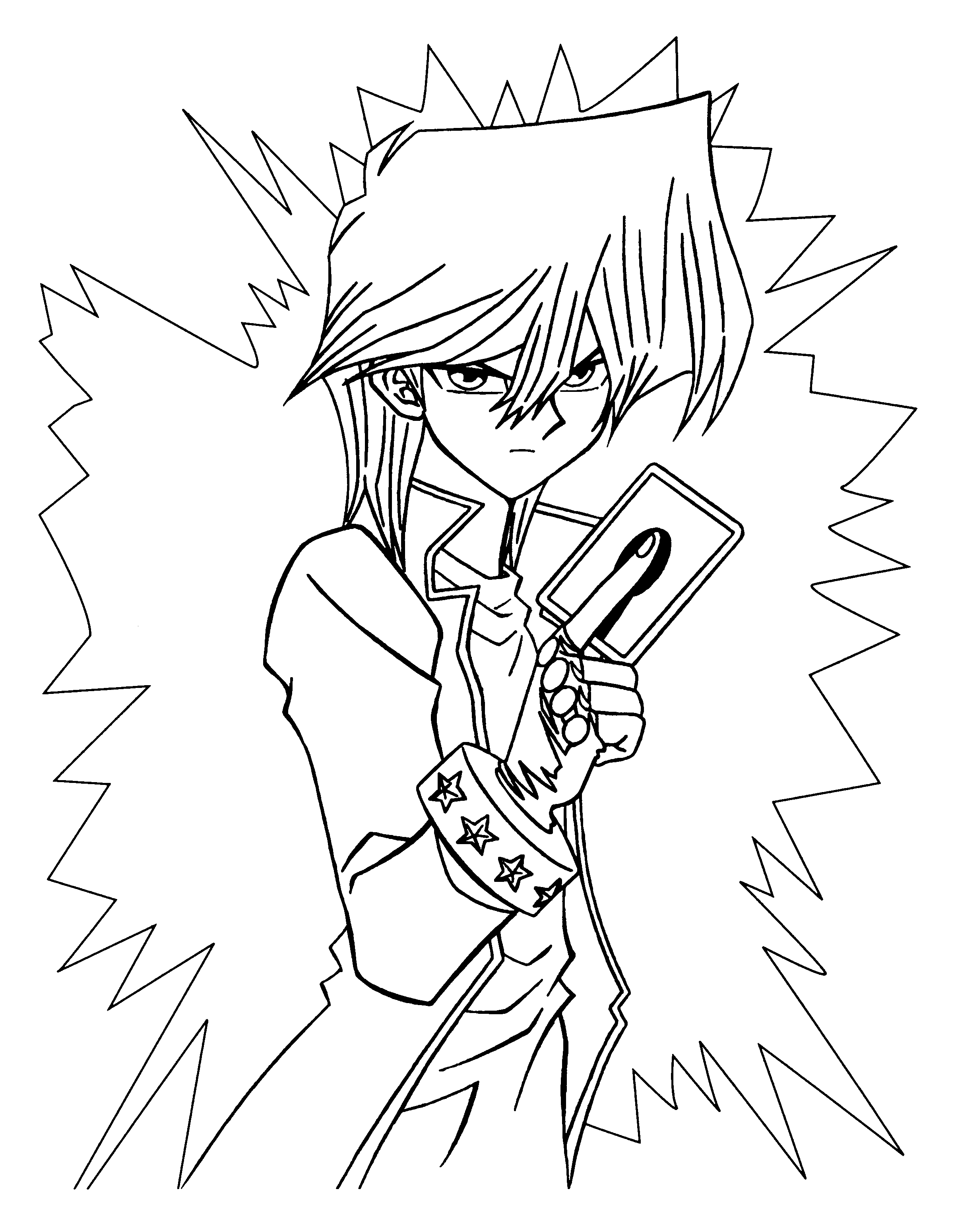 Yu gi oh coloring pages