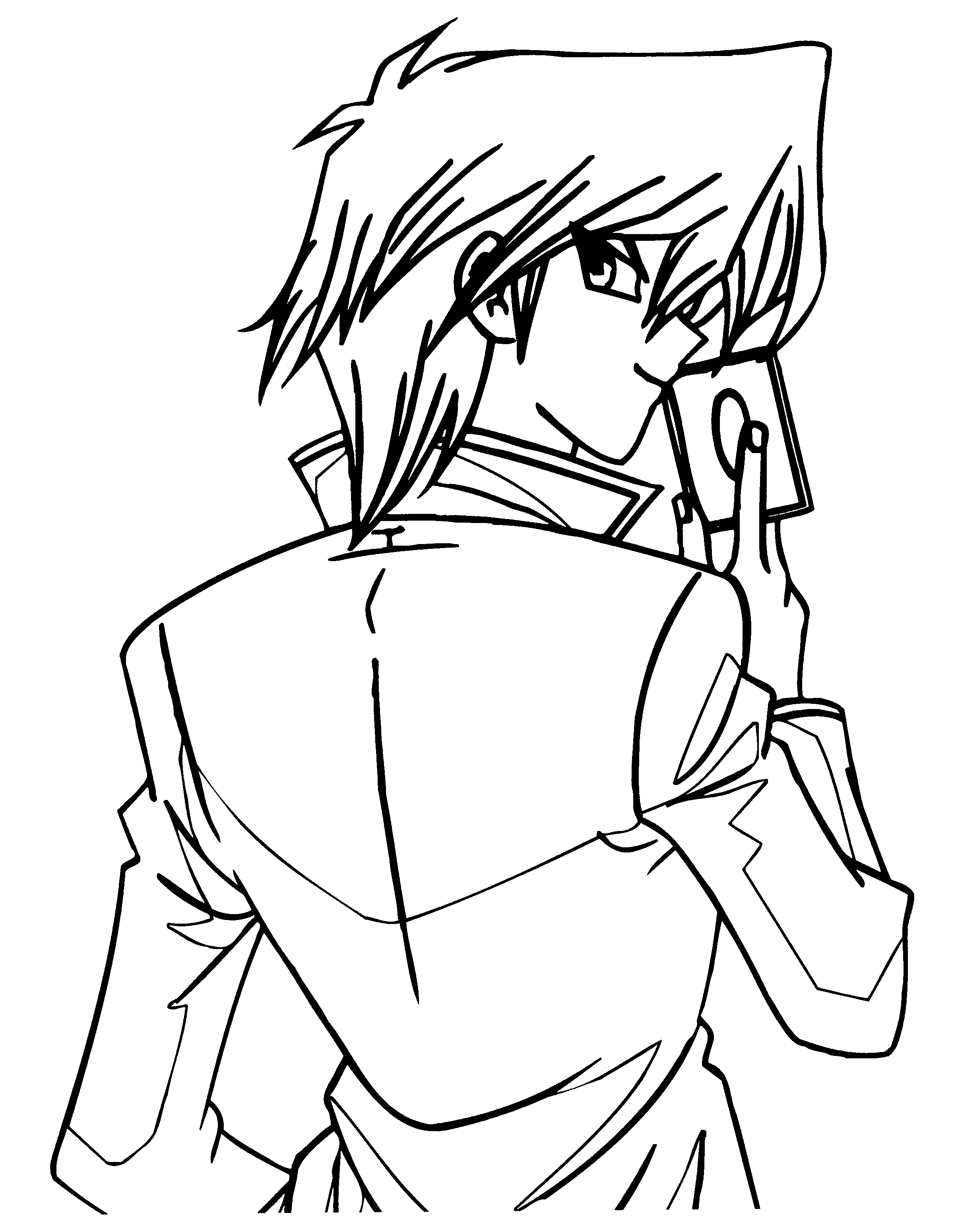 Yu gi oh coloring pages