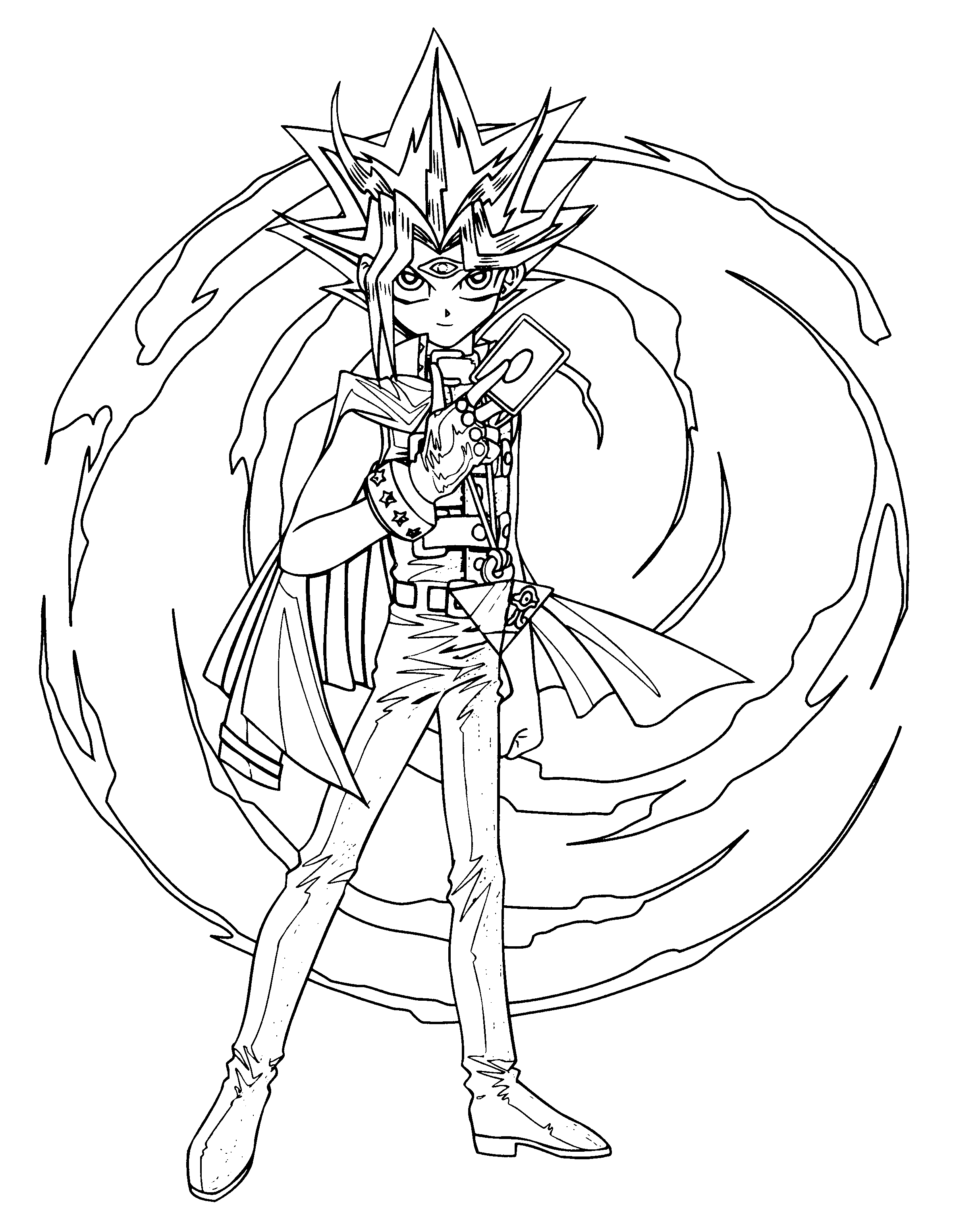 Yu gi oh coloring pages