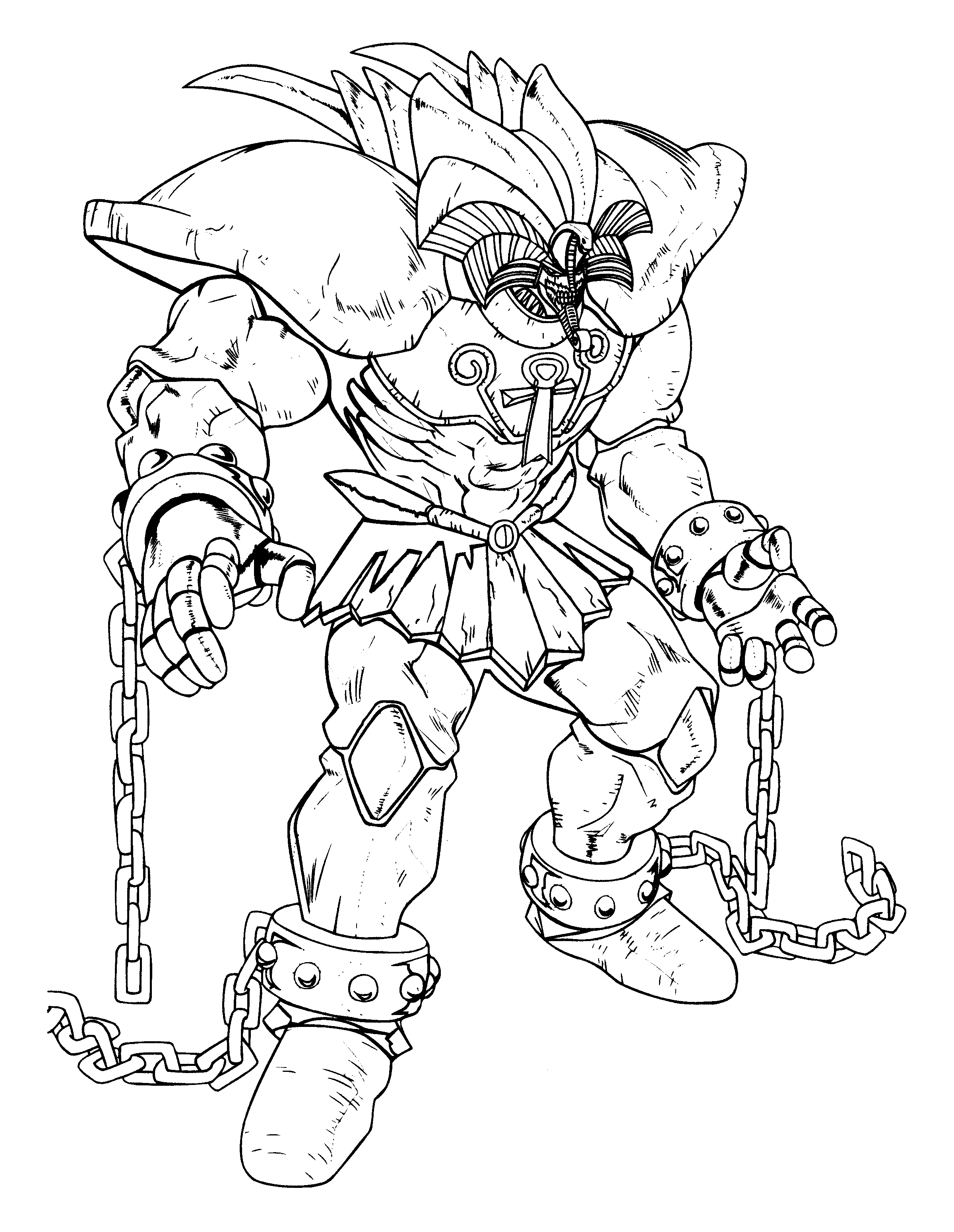 Yu gi oh coloring pages