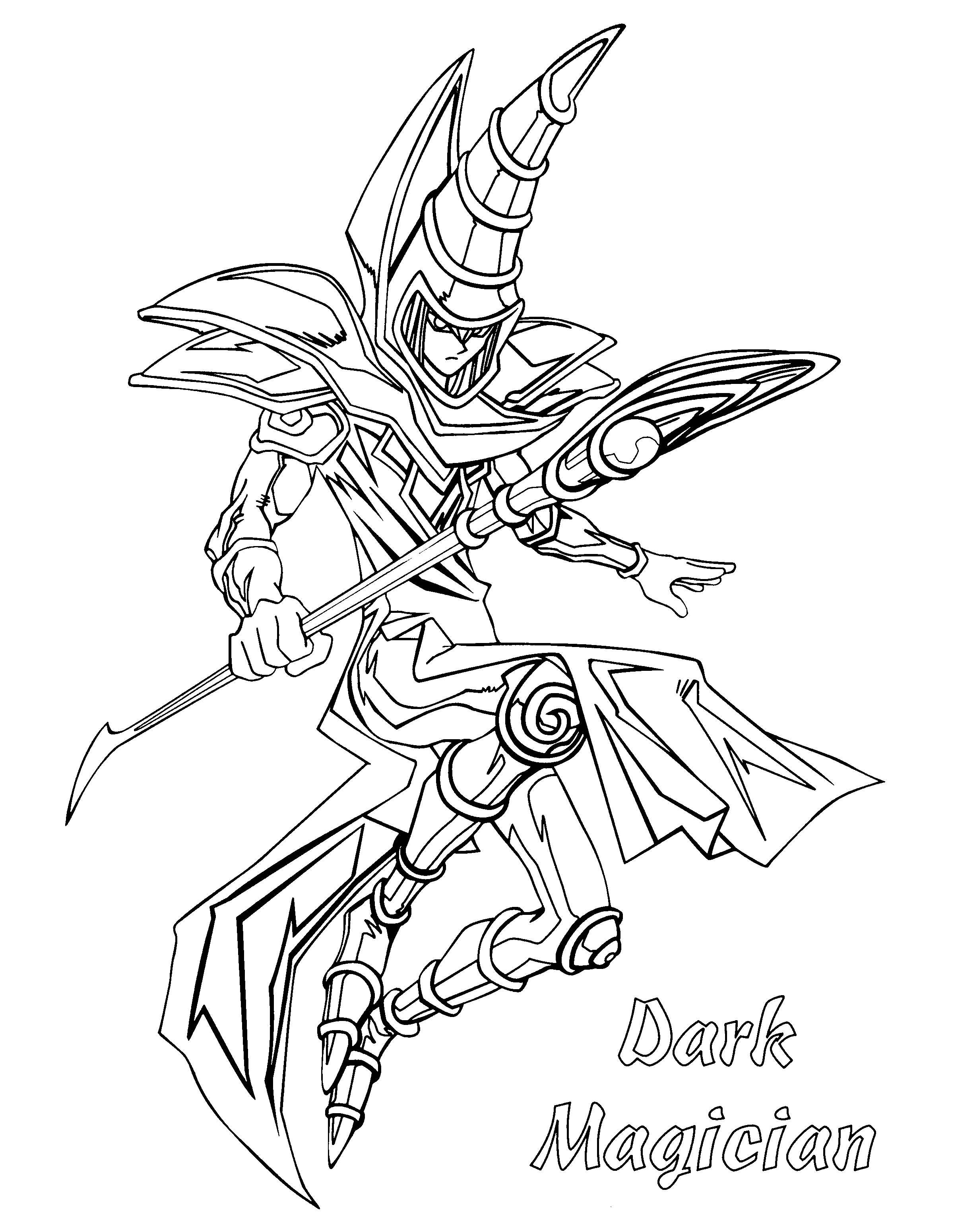 Yu gi oh coloring pages