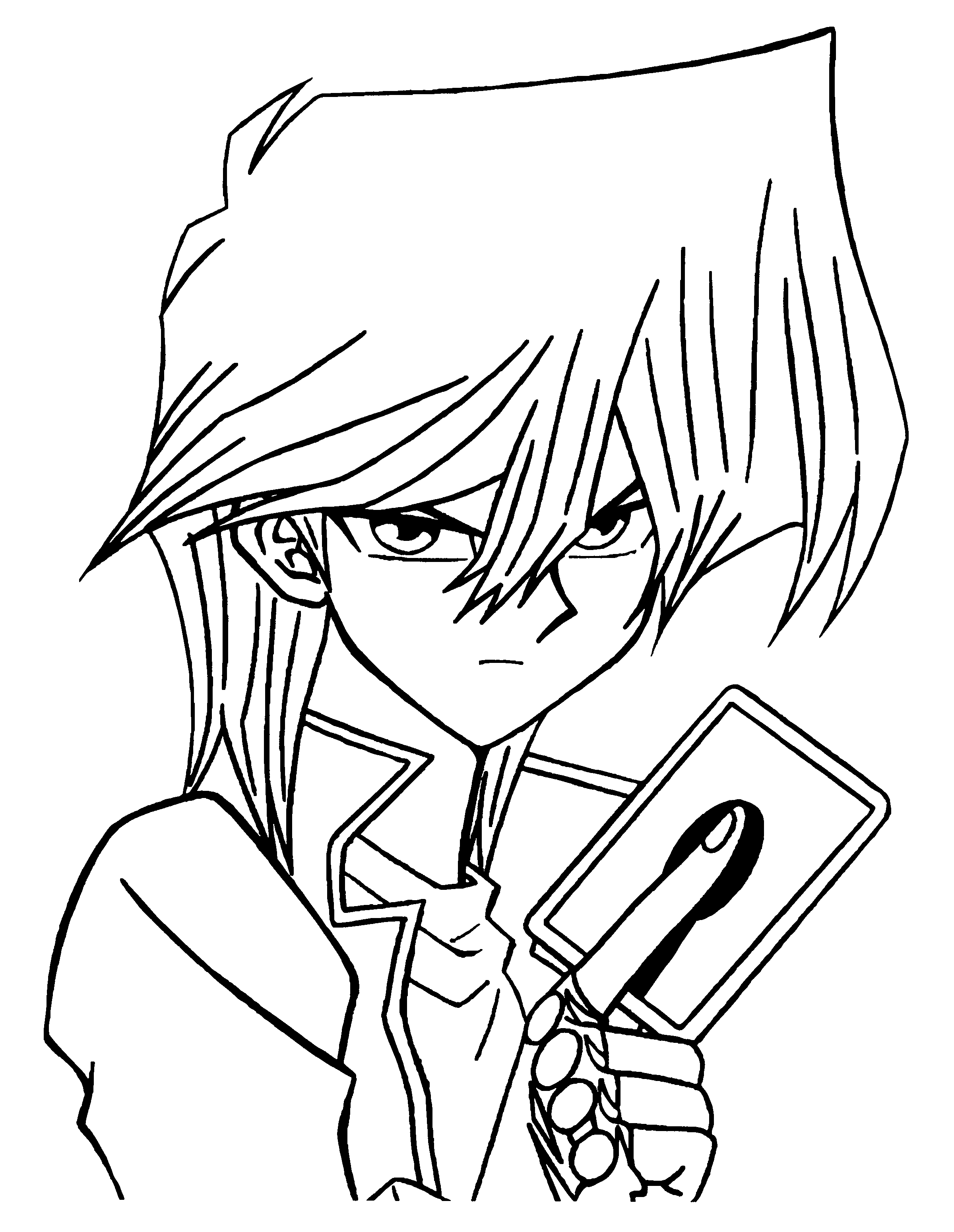 Coloring Page Yu Gi Oh Coloring Pages 68 