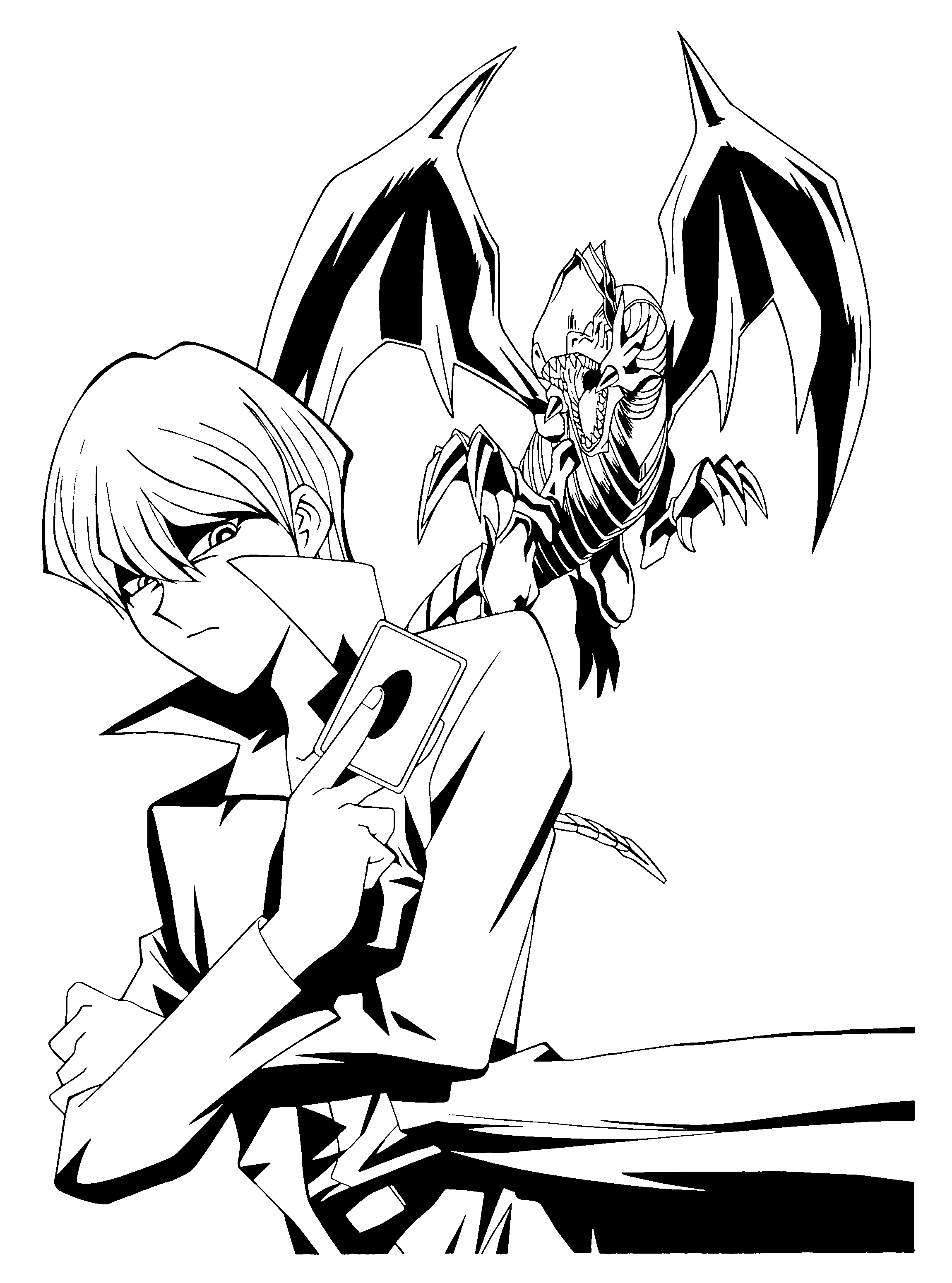 Yu gi oh coloring pages