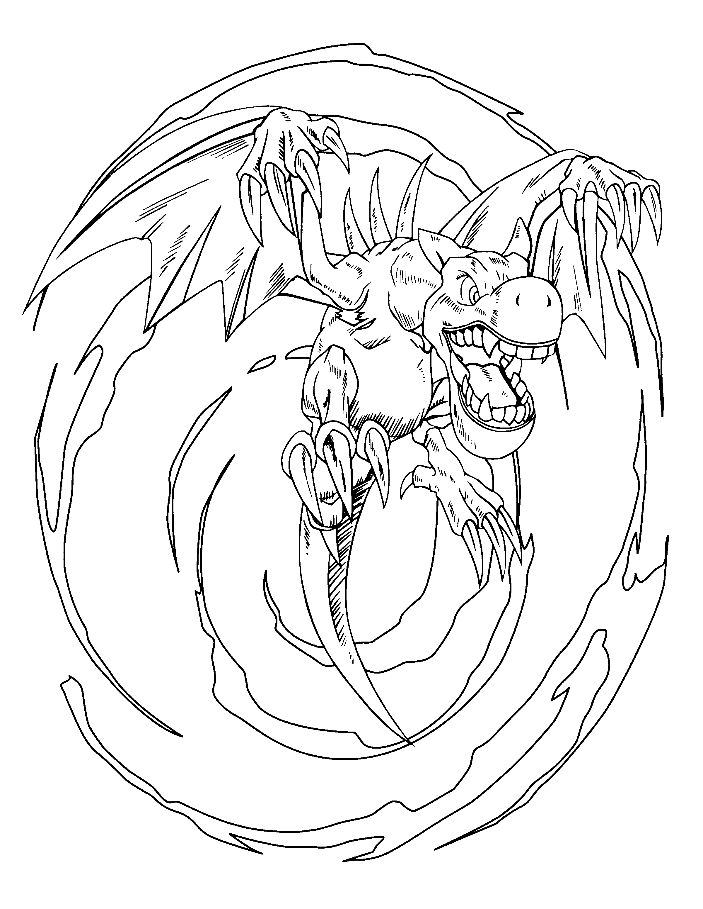 Yu gi oh coloring pages