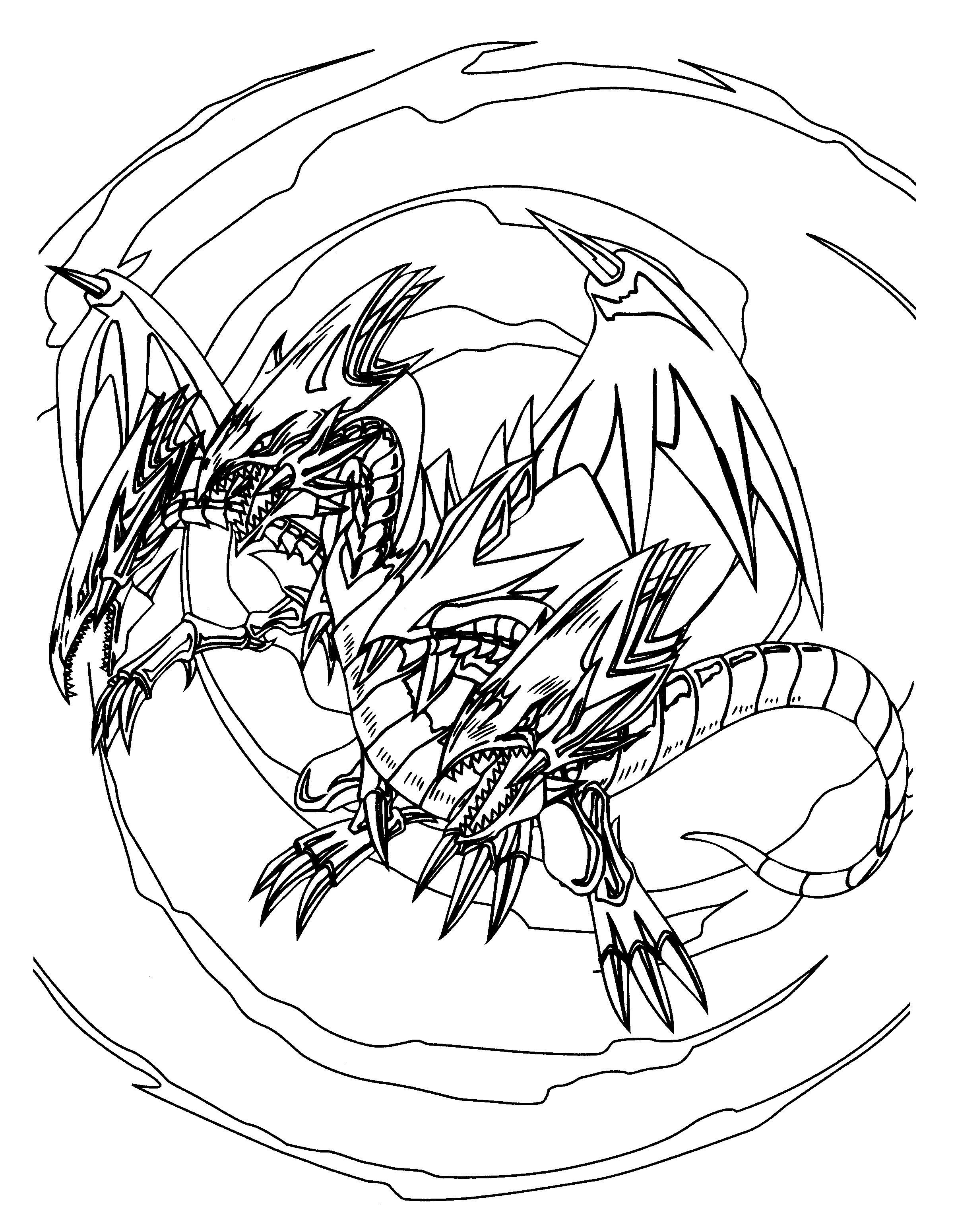 Yu gi oh coloring pages