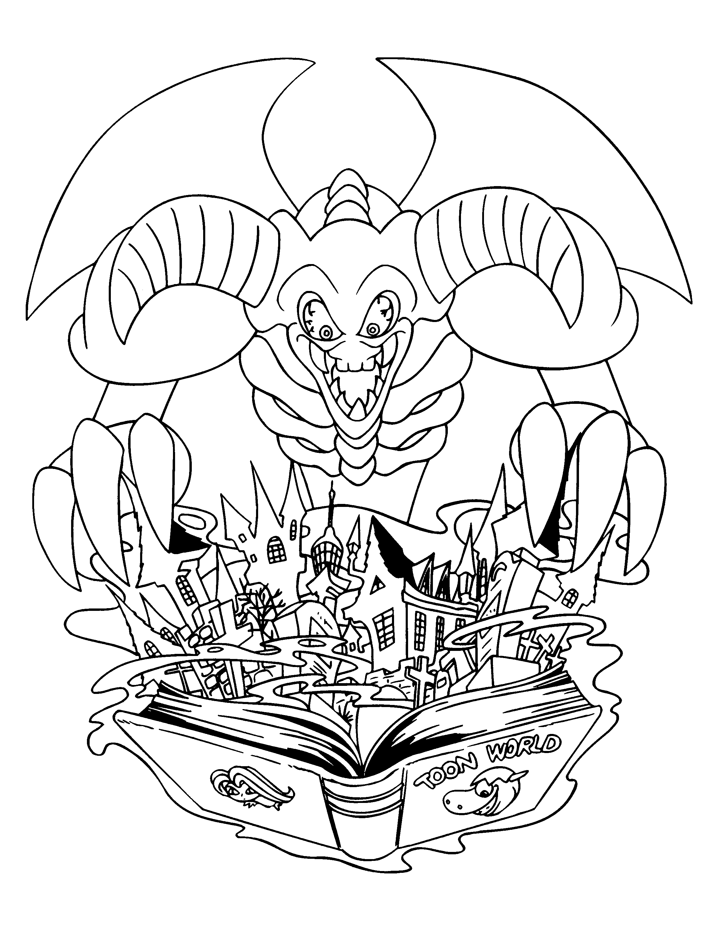 Yu gi oh coloring pages