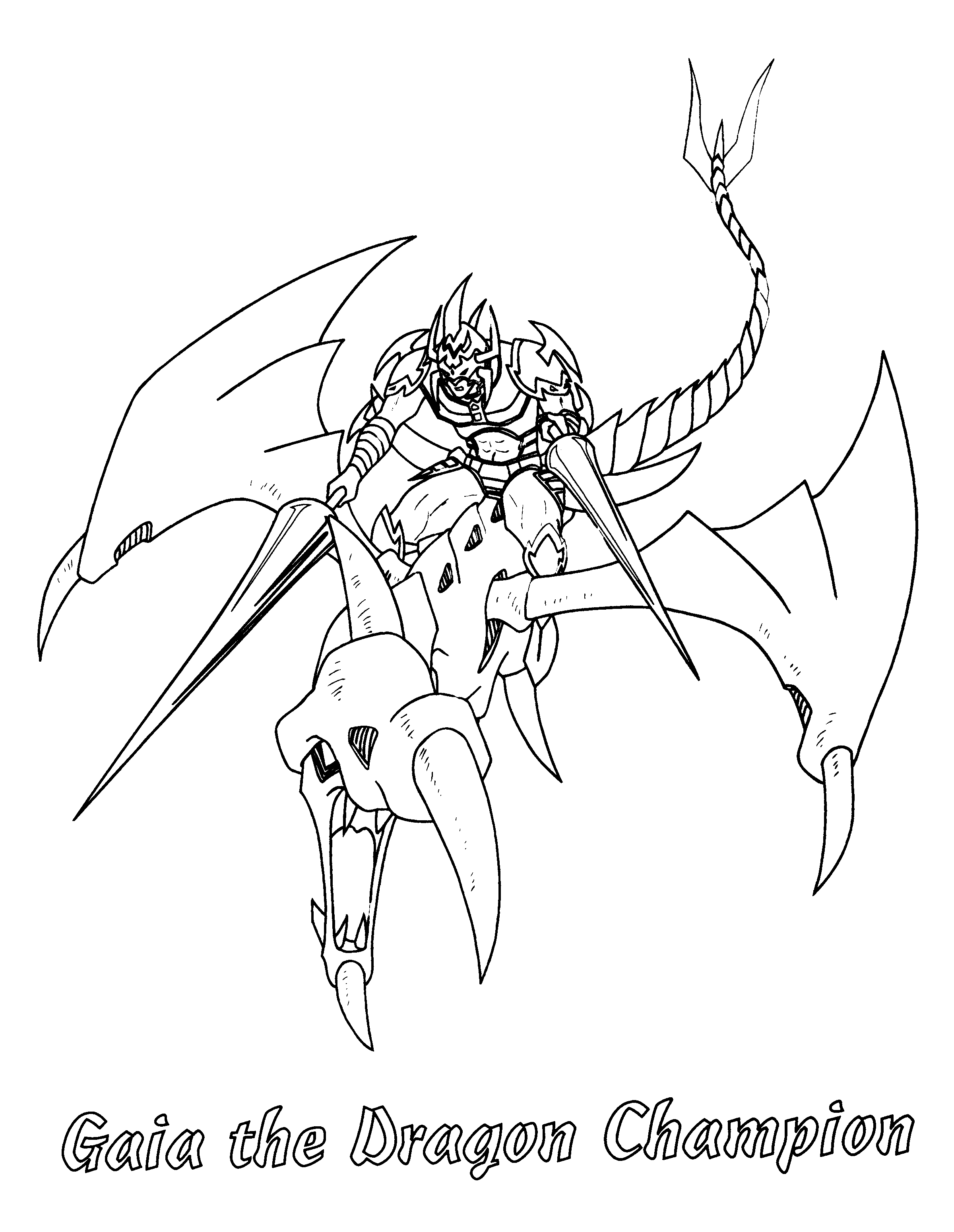 Yu gi oh coloring pages