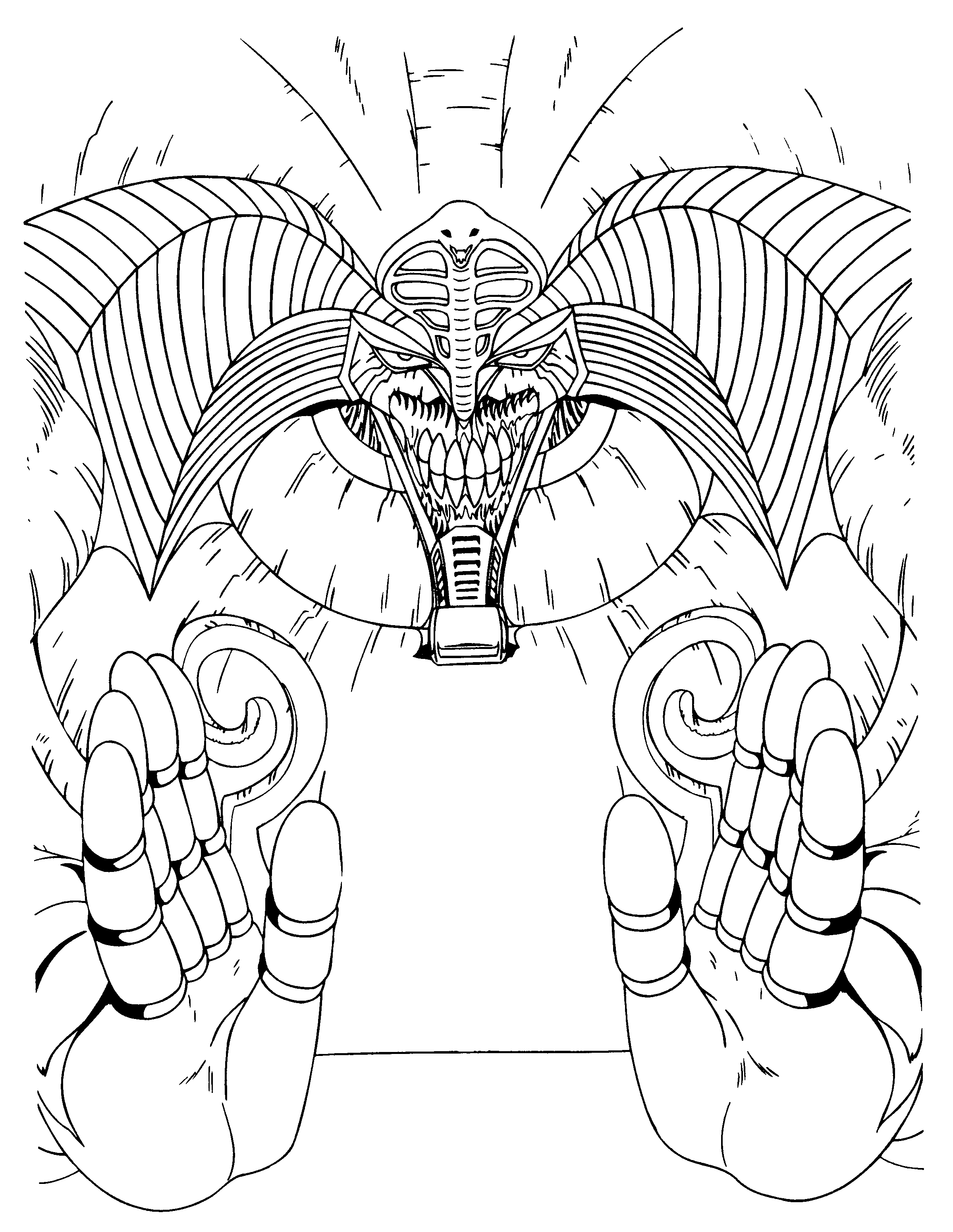 Yu gi oh coloring pages