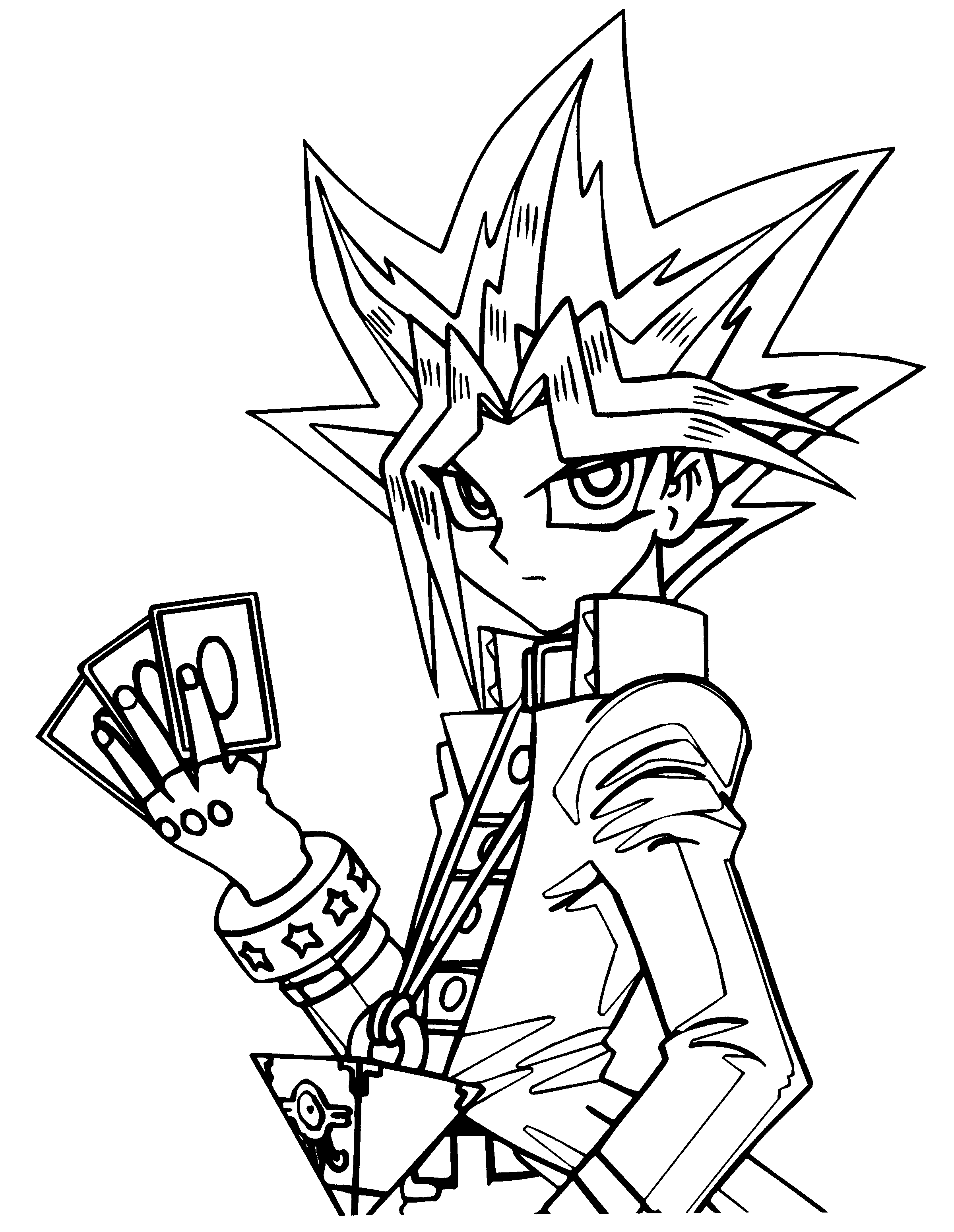 yu gi oh coloring pages 99