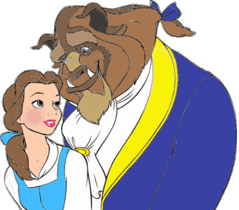 Belle and the beast disney gifs