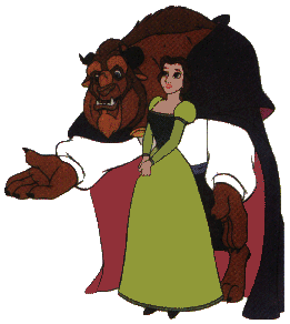 Belle and the beast disney gifs