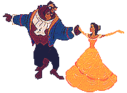 Belle and the beast disney gifs