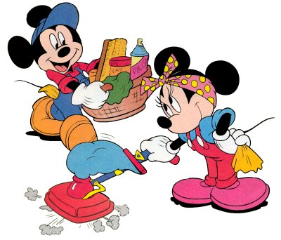 Mickey and minnie mouse