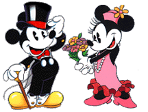 Mickey and minnie mouse