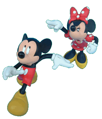 Mickey and minnie mouse