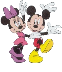 Mickey and minnie mouse