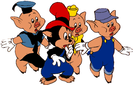 Three little pigs disney gifs