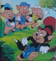 Three little pigs disney gifs