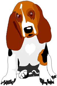 Bassets dog graphics