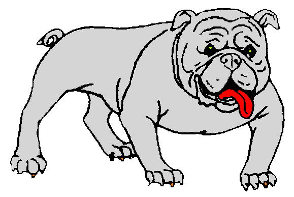 Bulldog dog graphics