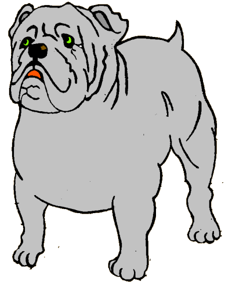 Bulldog dog graphics