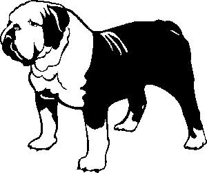 Bulldog dog graphics