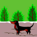 Dachshund dog graphics
