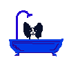 Dog bath dog graphics