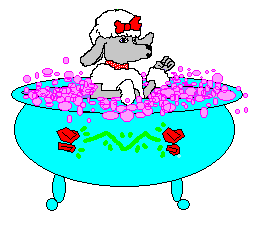 Dog bath dog graphics