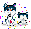 Husky dog graphics