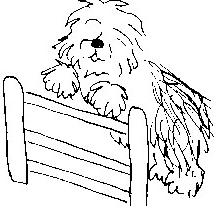 Old english sheepdog dog graphics