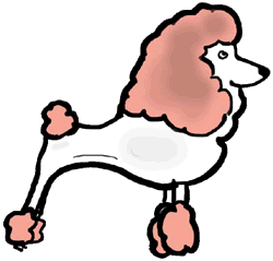Poodle dog graphics