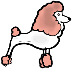 Poodle dog graphics