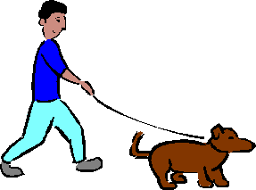 Walking the dog dog graphics