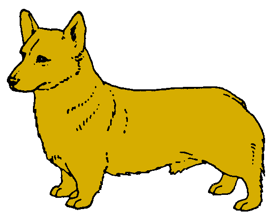 Welsh corgi dog graphics