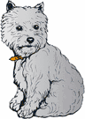 Westie dog graphics