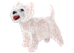 Westie dog graphics