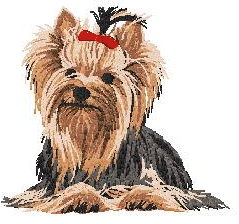 Yorkshire terrier dog graphics