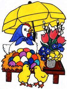 Animals easter graphics
