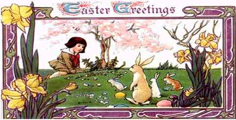 Cards easter graphics