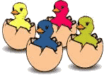 Chicks easter graphics