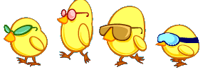 Chicks easter graphics