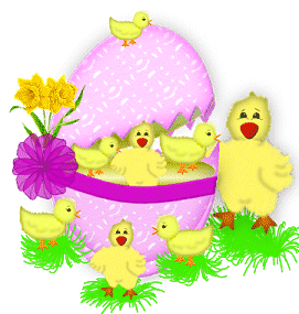 Chicks easter graphics