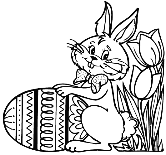 Colouring pictures easter graphics