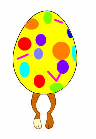 Eggs easter graphics