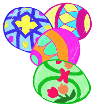 Eggs easter graphics